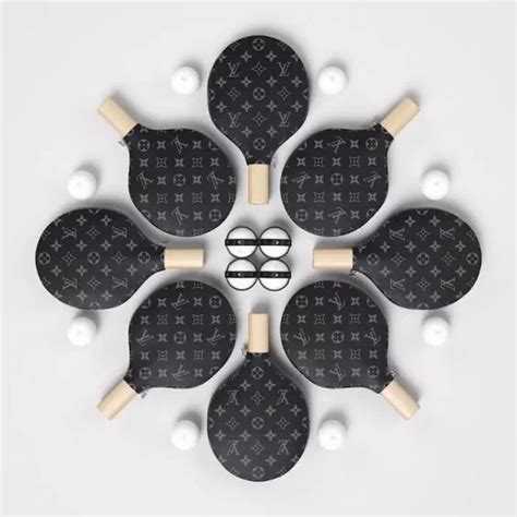 raquette de ping pong louis vuitton|james ping pong monogram set.